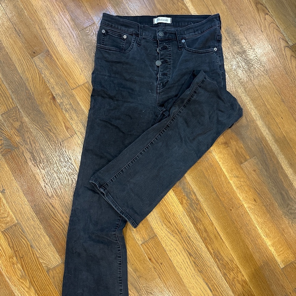 Madewell Women's Boot Cut Jeans - Black